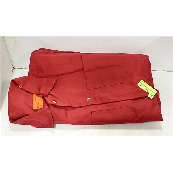 RED ONE PIECE COVERALLS SIZE 40