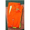 Image 1 : PAIR OF ORANGE ONE PIECE COVERALLS W/ REFLECTORS