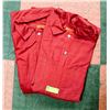 Image 1 : 2 PAIR RED ONE PIECE COVERALLS SIZE 60