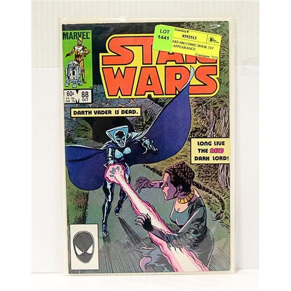 STAR WARS #88 COMIC BOOK 1ST LUMINA APPEARANCE