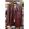 Image 1 : MARQUIS OF LONDON LEATHER COAT SIZE 38