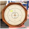 Image 1 : 24" X 24" BENTLEY WOOD CROKINOLE BOARD WITH CHESS