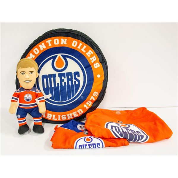 FLAT OF EDMONTON OILERS NHL GEAR INCL. OILERS