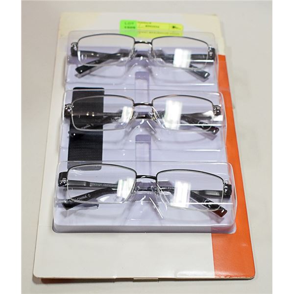 FOSTER GRANT READING GLASSES 3 PACK +1.25