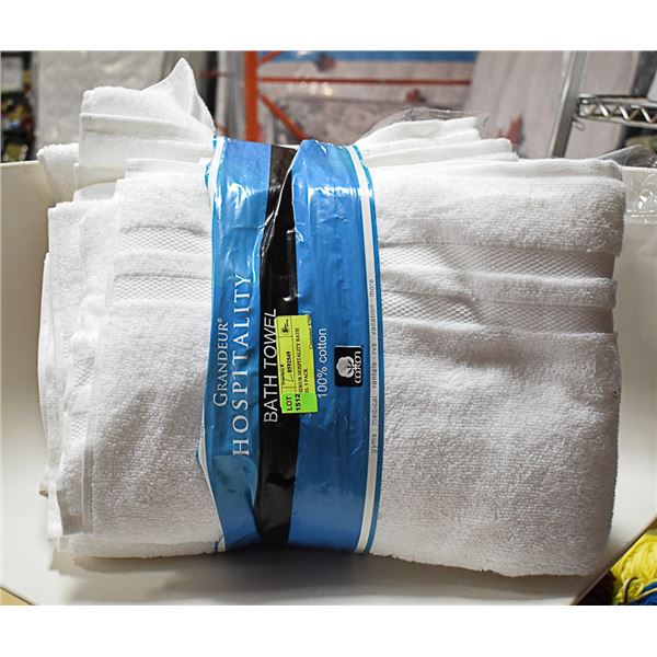GRANDEUR HOSPITALITY BATH TOWEL 5 PACK