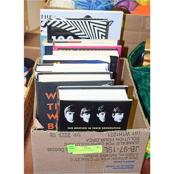 LOT OF 10 BEATLES BOOKS
