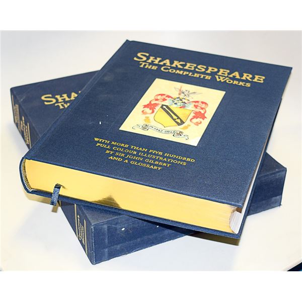 SHAKESPEARE THE COMPLETE WORKS ILLUSTRATED BOOKS