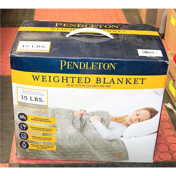 PENDLETON 15 LBS WEIGHTED BLANKET AUTHENTIC