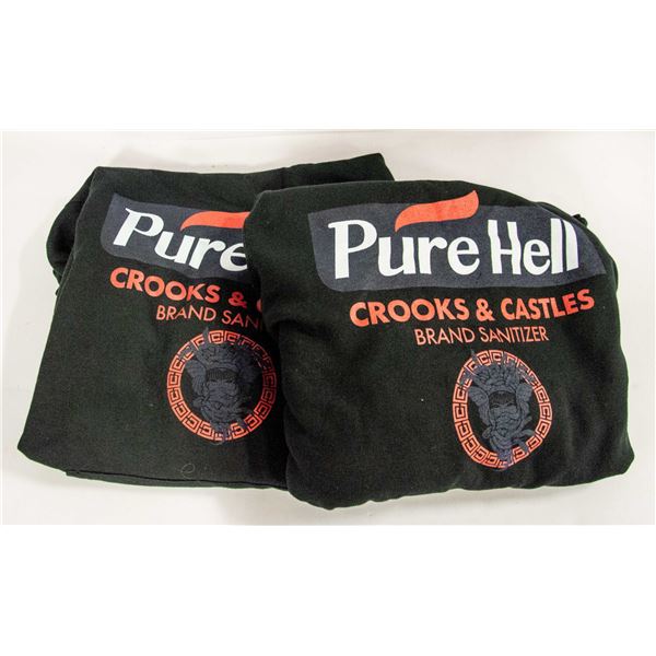 PURE HELL CROOKS & CASTLES HOODIES