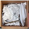 Image 1 : BOX OF ASSORTED PRINCESS HOUSE WHITE COOKWARE