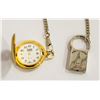 Image 2 : VINTAGE POCKET WATCH, CHAIN, AND POCKET KNIFE