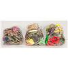 Image 1 : 3 BAGS OF ASSORTED JEWELRY