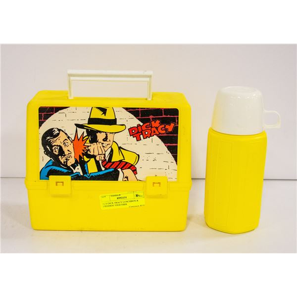 VINTAGE DICK TRACY LUNCHBOX & THERMOS SET