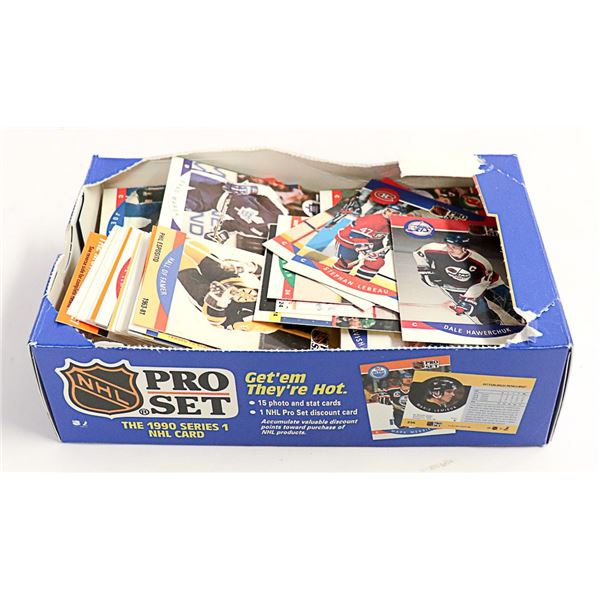 1990 PRO SET BOX OF CARDS