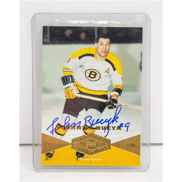 JOHN BUCYK BRUINS LEGENDARY SIGNATURES CARD