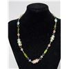 Image 1 : 18" COSTUME NECKLACE W/ GLASS STONES