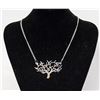 Image 1 : 18" STERLING SILVER NECKLACE "TREE OF LIFE"