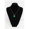 JADE PENDANT ON SILVER CHAIN