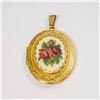 FLORAL LOCKET PENDANT