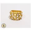 Image 1 : GOLD TONE PEARL RING