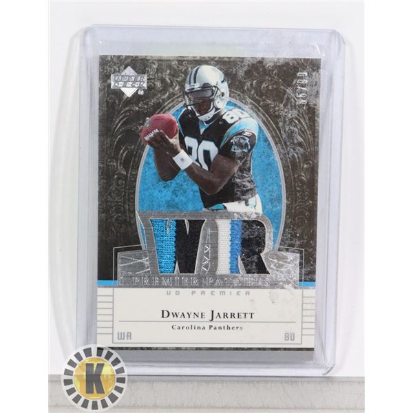 DWAYNE JARRETT CAROLINA PANTHERS FOOTBALL CARD