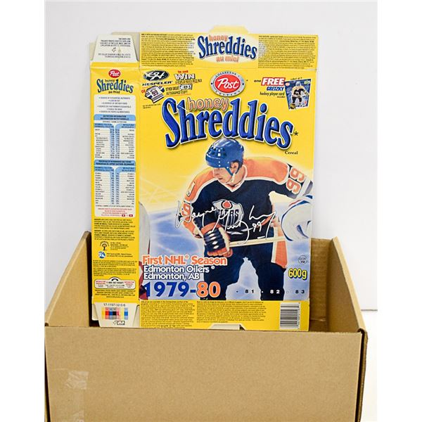 WAYNE GRETZKY 79-80 OILERS SHREDDIES BOX