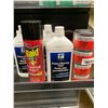 Image 1 : Lot of raid, power steering fluid and sterno - 8 items