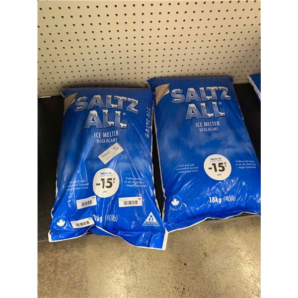 Saltz All ice melt lot of 2 x 40lbs