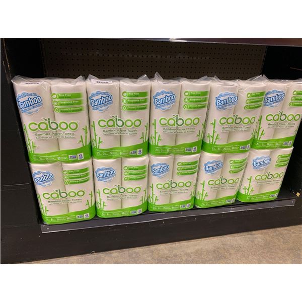 Caboo Bamboo paper Towel 2 pack x lot of 10