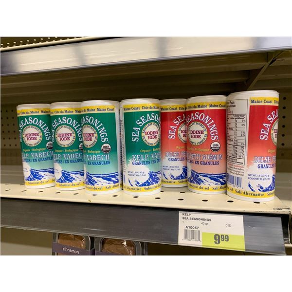 Lot of 7x43g  Sea Seasonings