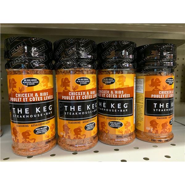 The Keg chicken & rib seasonings 4 x 168g