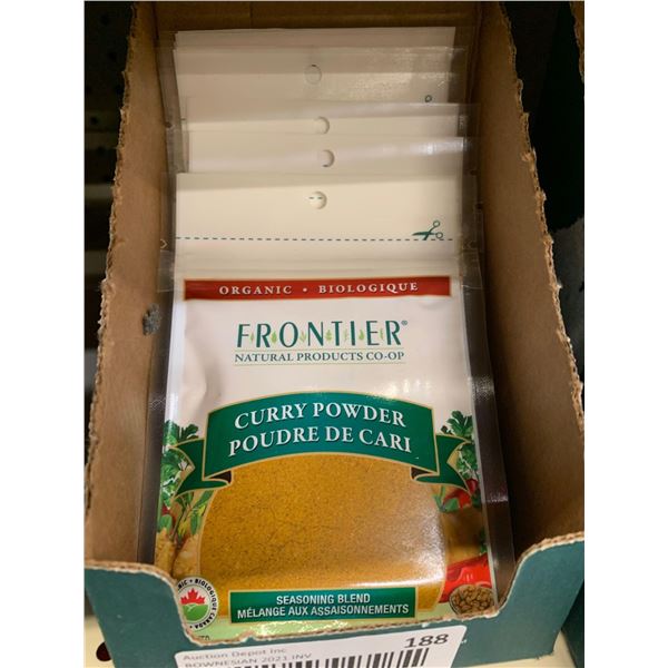 Box of Frontier Seasoning Pouches-Curry Powder