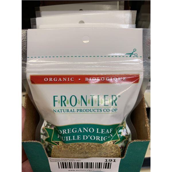 Box of Frontier Seasoning Pouches-Oregano