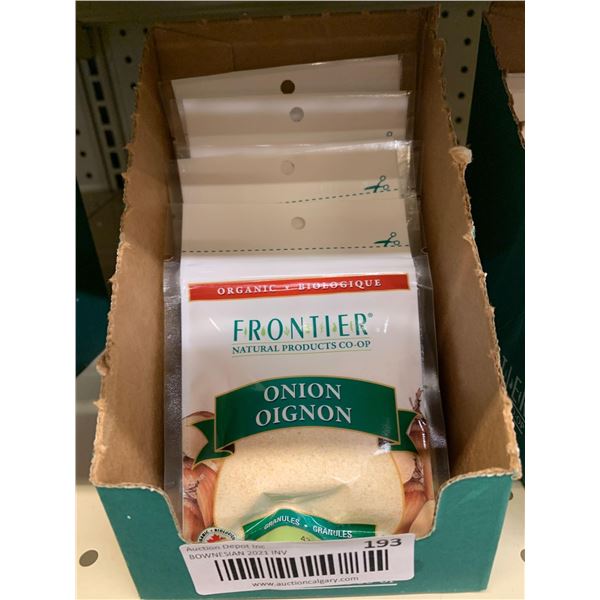Box of Frontier Seasoning Pouches-Onion