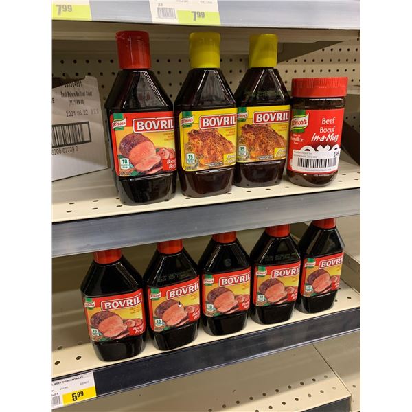 Bovril Beef & Chicken Broth lot of 9