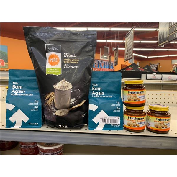 Lot of asst flour and yeast baking