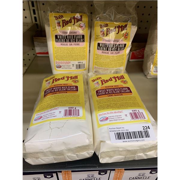 Red Mill rice flour lot of 4 x 680g