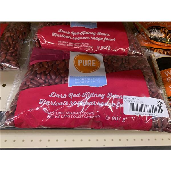 Pure Dark red kidney beans & Buckwheat lot of 7