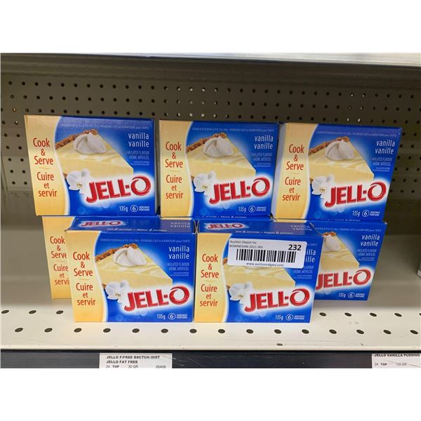 Jello Vanilla lot of 8 x 135g