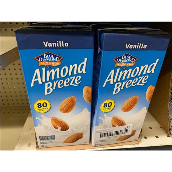 Almond Breeze Case lot of 12 x 1L