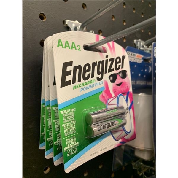 Energizer AAA recgargable batteries lot of 4 packs