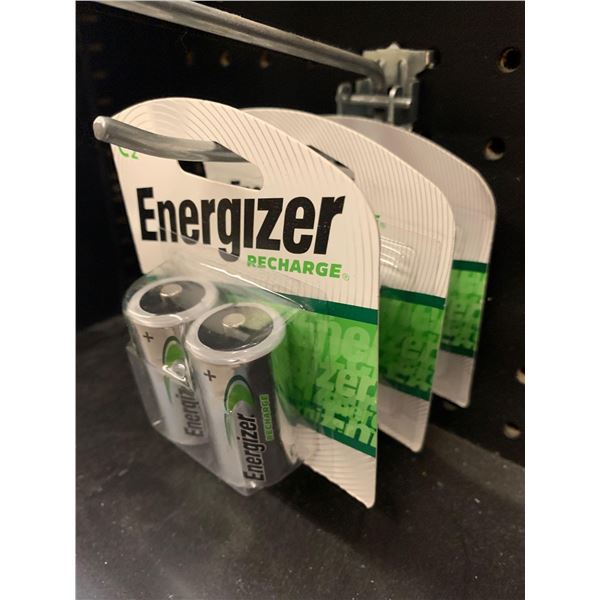Energizer C rechargable batteries lot of 3 packs