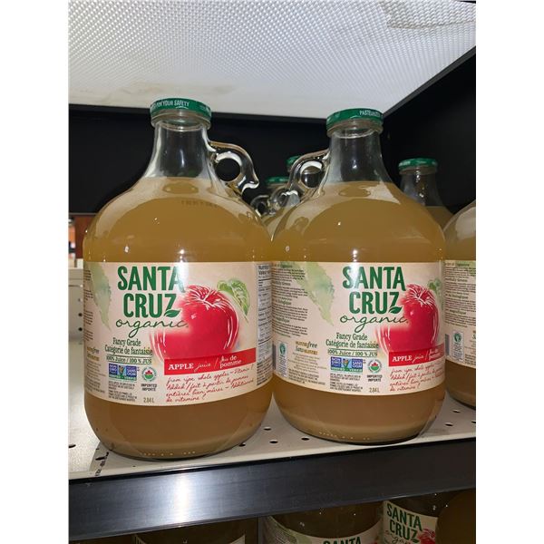 Santa Cruz Organic Apple Juice 2.84L x 2