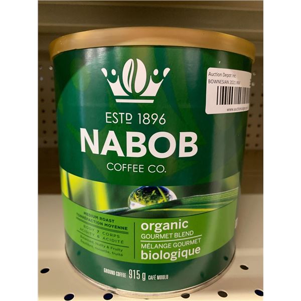 Nabob Organic Blend Gourment Coffee 915G