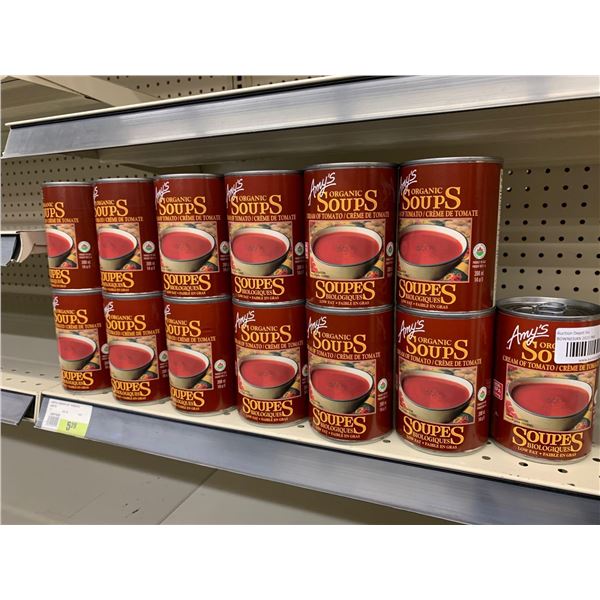 Amys Organic Soups Tomato lot of 13 x 398