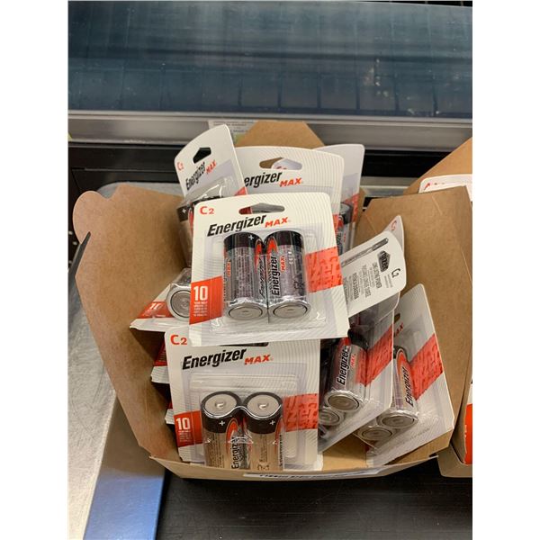 Box of 2-Pack C Energizer Batteries