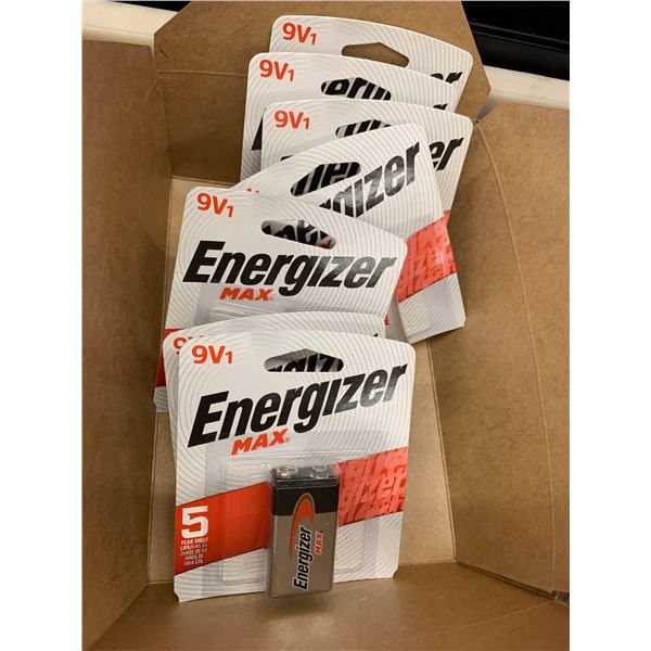 Box of 9V Energizer Batteries