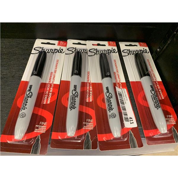 Sharpie Permanent Marker Lot of 4
