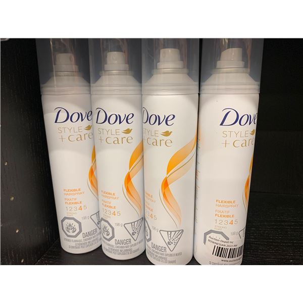 Dove Style Plus Care Flexible Hairspray (4 x 198g)