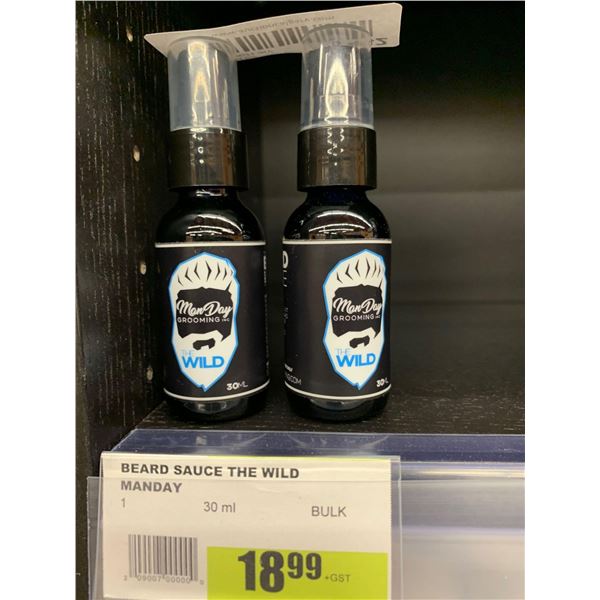 Man Day Grooming The Wild Manday Beard Sauce (2 x 30mL)